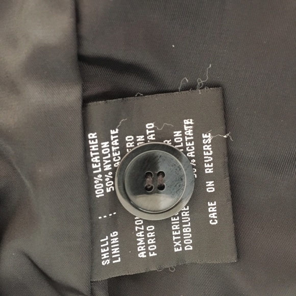 Lightweight Colebrook Black Leather Jacket - Picture 4 of 5